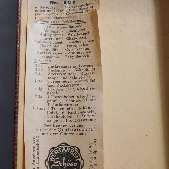 Vintage Schaso German Cocktail Fork Set - Picture 2 of 16